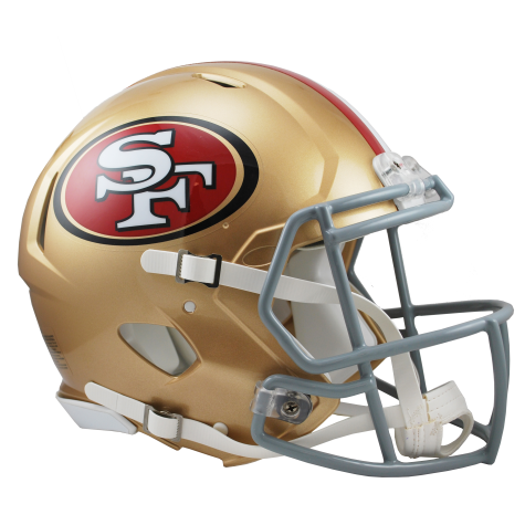 NFL Football Riddell San Francisco 49ers Full Size Revolution Speed Authentic Helmet - Bleacher Bum Collectibles, Toronto Blue Jays, NHL , MLB, Toronto Maple Leafs, Hat, Cap, Jersey, Hoodie, T Shirt, NFL, NBA, Toronto Raptors