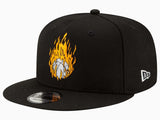Men's Space Jam: A New Legacy Fire Ball Black New Era 9Fifty Snapback Cap Hat