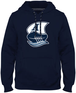 Men's Toronto Argonauts Navy Primary Logo CFL Football Express Hooded Sweatshirt - Multiple Sizes