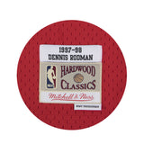 Men's Chicago Bulls Dennis Rodman Mitchell & Ness Red 1997-98 Hardwood Classics Swingman Jersey - Bleacher Bum Collectibles, Toronto Blue Jays, NHL , MLB, Toronto Maple Leafs, Hat, Cap, Jersey, Hoodie, T Shirt, NFL, NBA, Toronto Raptors