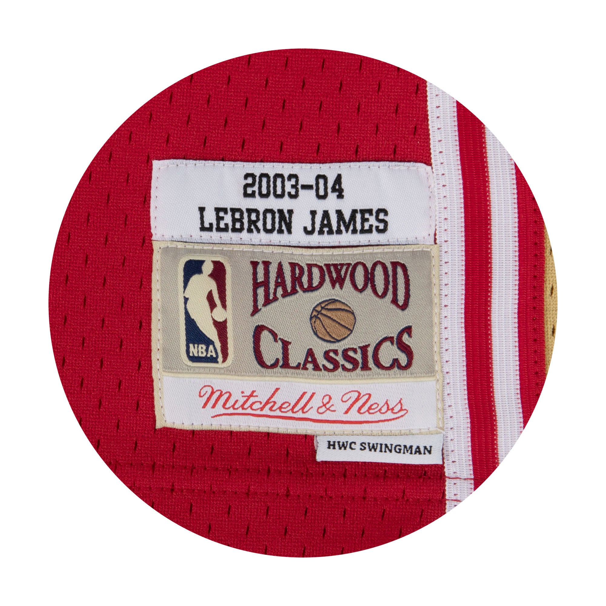 LeBron James Cleveland Cavaliers Mitchell & Ness 2003-04 Hardwood Classics  Rookie Authentic Jersey - Burgundy