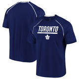 Men's Toronto Maple Leafs Fanatics Branded Defender Mission T-Shirt - Blue/Cobalt - Bleacher Bum Collectibles, Toronto Blue Jays, NHL , MLB, Toronto Maple Leafs, Hat, Cap, Jersey, Hoodie, T Shirt, NFL, NBA, Toronto Raptors