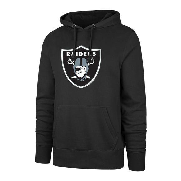 Men's Las Vegas Raiders NFL Football Touchdown Team Colour Logo Fleece Pullover Black Hoodie