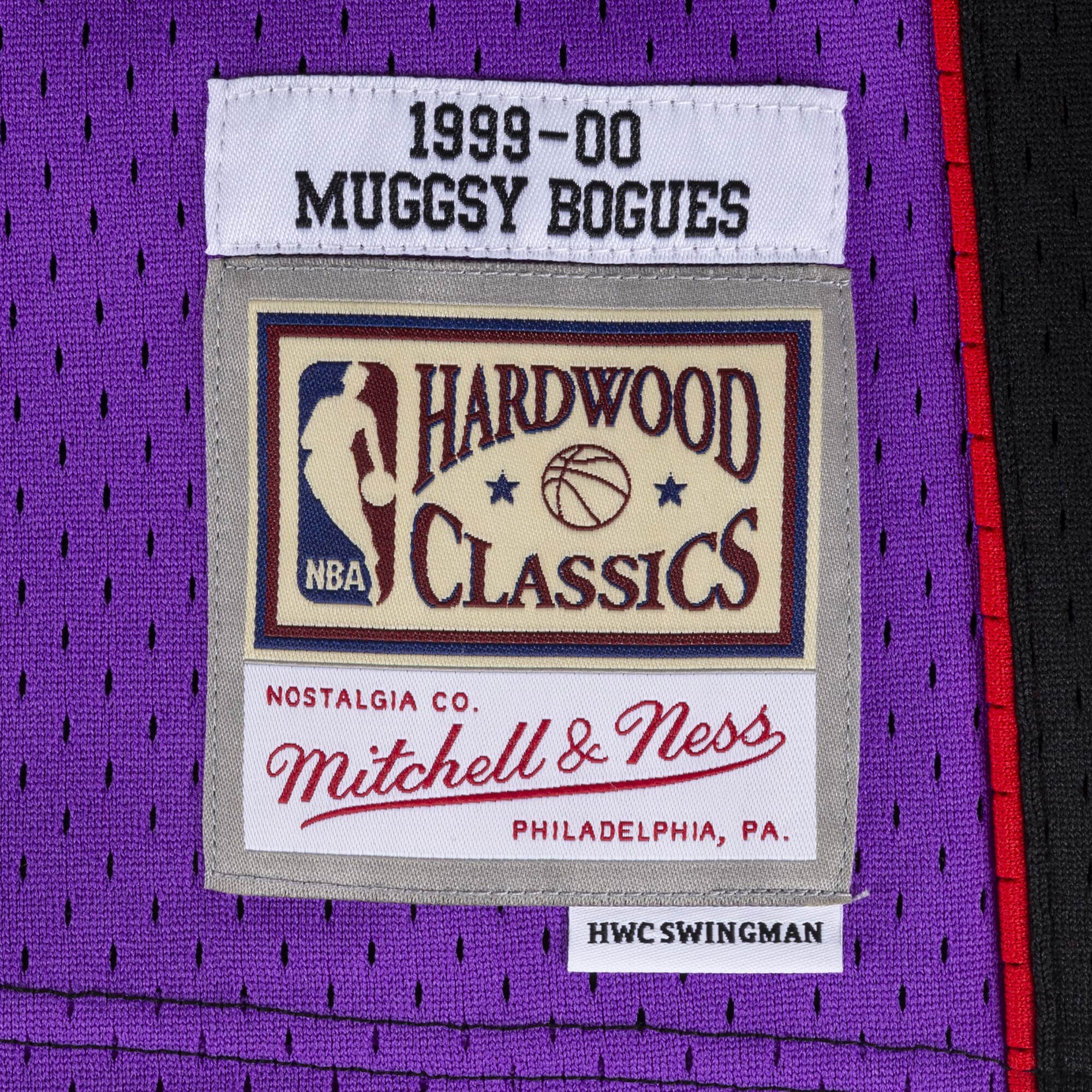 Men's Toronto Raptors Muggsy Bogues Mitchell & Ness Purple 1999-00 Har –  Bleacher Bum Collectibles