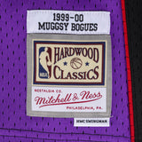 Men's Toronto Raptors Muggsy Bogues Mitchell & Ness Purple 1999-00 Hardwood Classics Swingman Jersey
