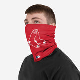 Boston Red Sox MLB Baseball FOCO On-Field Double Layer UV Gaiter Scarf Face Cover