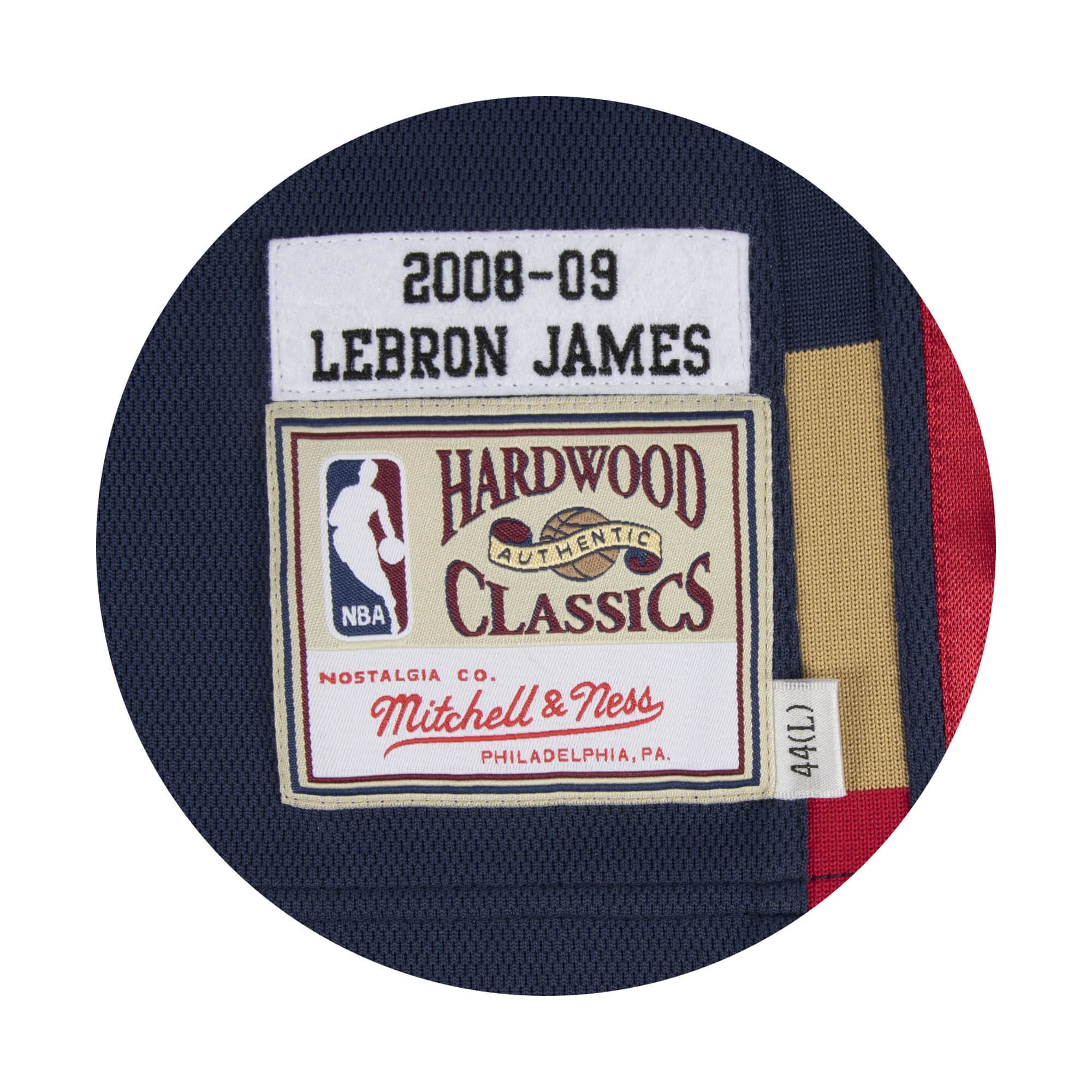LeBron James Cleveland Cavaliers Deluxe Autographed 26.5 x 27.5 2008-09  Mitchell & Ness Hardwood Classics Framed #23 Authentic Jersey
