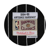 Men's Orlando Magic Anfernee "Penny" Hardaway Mitchell & Ness Black Pinstripe 1994-95 Hardwood Classics Swingman Jersey