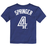 Toronto Blue Jays George Springer Nike Royal Player Name & Number Toddler T-Shirt