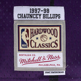 Men's Toronto Raptors Chauncey Billups Mitchell & Ness Purple 1997-98 Hardwood Classics Swingman Jersey