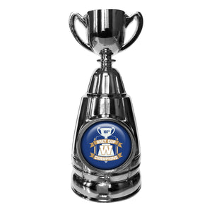 Winnipeg Blue Bombers 2019 Grey Cup Champions CFL Football 3 1/4" Inch Mini Replica Trophy - Bleacher Bum Collectibles, Toronto Blue Jays, NHL , MLB, Toronto Maple Leafs, Hat, Cap, Jersey, Hoodie, T Shirt, NFL, NBA, Toronto Raptors