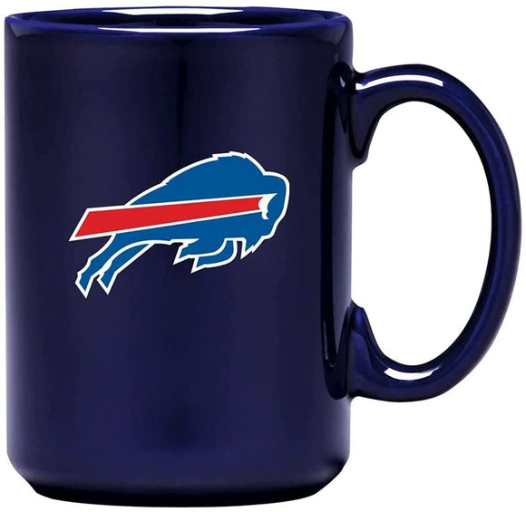 Buffalo Bills Primary Logo Team Colour NFL Football 15oz Sculpted El Grande C-Handle Mug