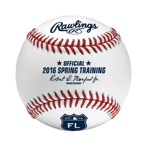 Rawlings Sporting Goods ROMLBST16-R 2016 Official MLB Spring Training Baseball, White, Official Size - Bleacher Bum Collectibles, Toronto Blue Jays, NHL , MLB, Toronto Maple Leafs, Hat, Cap, Jersey, Hoodie, T Shirt, NFL, NBA, Toronto Raptors