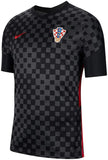Croatia National European Soccer Team Nike 2020/21 Away Replica Jersey - Checkered Black
