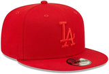Men's Los Angeles Dodgers MLB New Era 9Fifty Colour Pack Snapback Hat Cap - Red