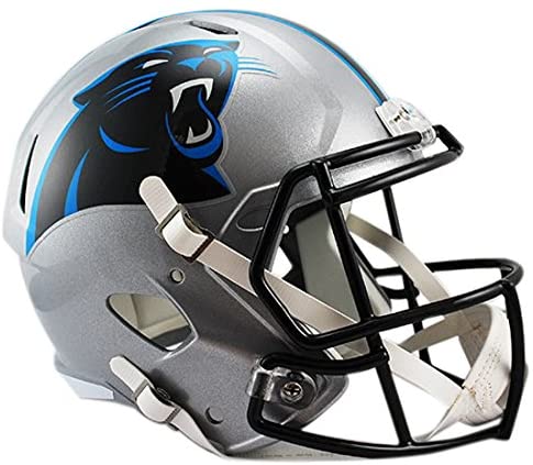 NFL Football Riddell Carolina Panthers Full Size Revolution Speed Replica Helmet