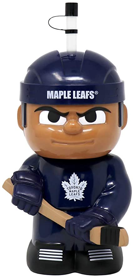 Toronto Maple Leafs NHL Hockey 16oz. Big Sip Water Bottle With Reuse-able Straw