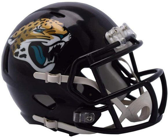 NFL Football Riddell Jacksonville Jaquars Mini Revolution Speed Replica Helmet