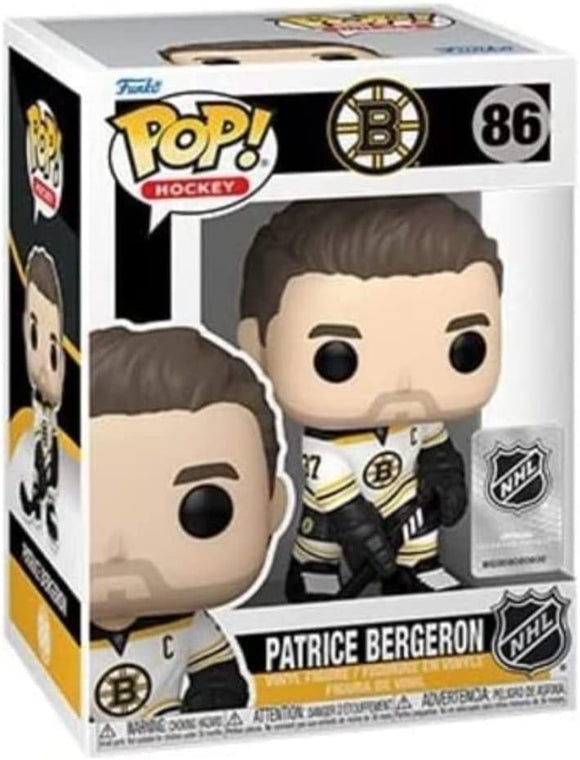 FunKo Pop! Hockey Boston Bruins Patrice Bergeron #86 NHL Hockey - White