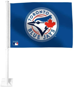 Toronto Blue Jays MLB Baseball 11.5" x 15" Double Sided Car Window Flag