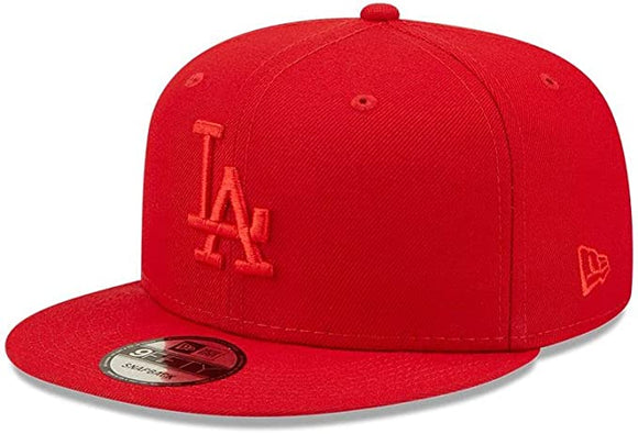 Men's Los Angeles Dodgers MLB New Era 9Fifty Colour Pack Snapback Hat Cap - Red