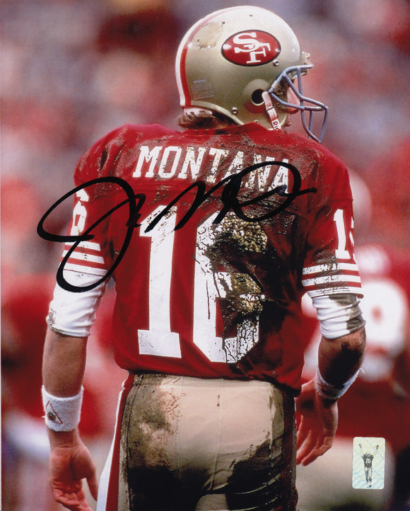 Joe Montana San Francisco 49ers Signed Autographed 8x10 Photo Football NFL - Bleacher Bum Collectibles, Toronto Blue Jays, NHL , MLB, Toronto Maple Leafs, Hat, Cap, Jersey, Hoodie, T Shirt, NFL, NBA, Toronto Raptors