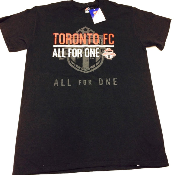 Toronto FC MLS Soccer Black Shadow Logo T Shirt Men's By Majestic Cotton - Bleacher Bum Collectibles, Toronto Blue Jays, NHL , MLB, Toronto Maple Leafs, Hat, Cap, Jersey, Hoodie, T Shirt, NFL, NBA, Toronto Raptors