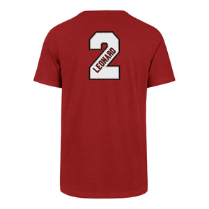 Men's Toronto Raptors Kawhi Leonard Red 47 Brand Name & Number T-Shirt - Bleacher Bum Collectibles, Toronto Blue Jays, NHL , MLB, Toronto Maple Leafs, Hat, Cap, Jersey, Hoodie, T Shirt, NFL, NBA, Toronto Raptors