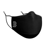Adult Boston Red Sox MLB Baseball New Era Black Adjustable Face Covering