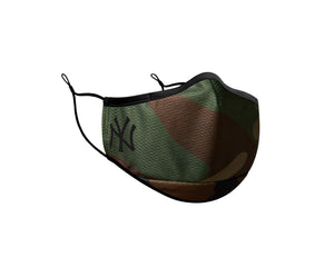 Adult New York Yankees MLB Baseball New Era Camouflage Adjustable Face Covering