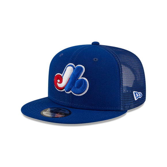 New Era Montreal Expos Classic Trucker MLB 9Fifty Snapback Baseball Cap Hat