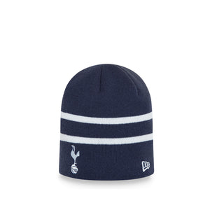Tottenham Hotspur New Era Striped Skull Knit Beanie Toque - Blue