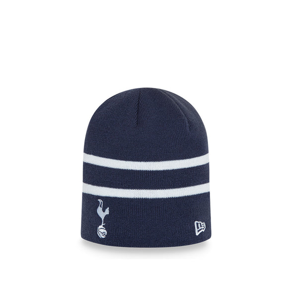 Tottenham Hotspur New Era Striped Skull Knit Beanie Toque - Blue