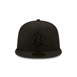 Men's New York Yankees New Era Black on Black MLB Baseball 59FIFTY Fitted Hat