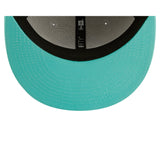 Men's New York Yankees New Era Grey/Turquoise Spring Two-Tone 9FIFTY Snapback Hat