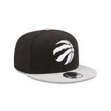 Men's Toronto Raptors New Era Black/Gray Spring Two-Tone 9FIFTY Snapback Hat