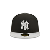 Men's New York Yankees New Era Black/Gray Spring Two-Tone 59FIFTY Fitted Hat
