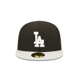 Men's Los Angeles Dodgers New Era Black/Gray Spring Two-Tone 59FIFTY Fitted Hat