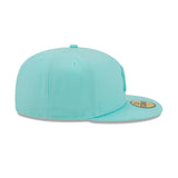 Men's New York Yankees New Era Colour Pack MLB Baseball 59FIFTY Fitted Hat - Turquoise