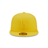 Men's Los Angeles Dodgers New Era Colour Pack MLB Baseball 59FIFTY Fitted Hat - Yellow