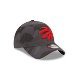 Men's Toronto Raptors New Era Charcoal Camo 9TWENTY Core Classic Twill Adjustable Hat