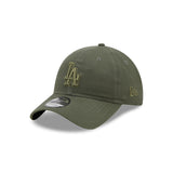 Men's Los Angeles Dodgers New Era Olive Tonal 9TWENTY Core Classic Twill Adjustable Hat