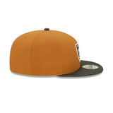 Men's Las Vegas Raiders New Era Bronze/Charcoal Color Pack Two-Tone 9FIFTY Snapback Hat