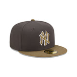 Men's New York Yankees New Era Grey/Olive Two-Tone Color Pack 59FIFTY Fitted Hat