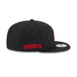 Men's New Era Wordmark Toronto FC MLS Soccer Kick-Off All Black 9FIFTY - Snapback Hat