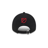 Men's New Era Wordmark Toronto FC MLS Soccer Kick-Off All Black 9Twenty - Buckle Adjustable Hat