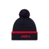 Men's New Era Black Toronto FC MLS Soccer Kick Off - Cuffed Knit Hat with Pom