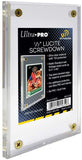 Ultra Pro UV Protected Lucite 1/2" Screwdown Trading Sports & Entertainment Card Holder Protector Case
