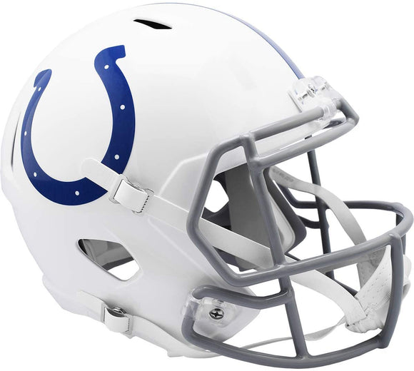 NFL Football Riddell Indianapolis Colts Full Size Revolution Speed Replica Helmet