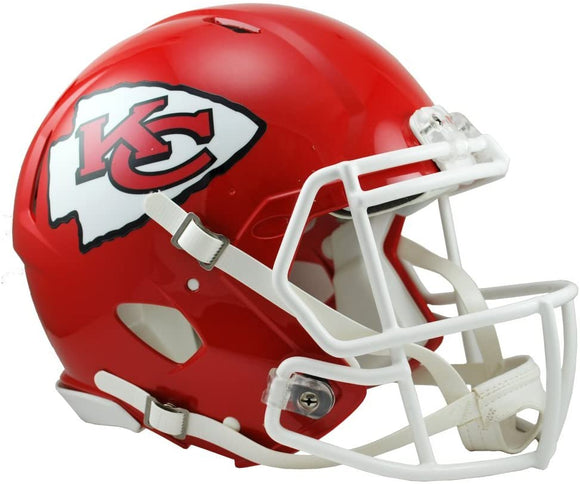 NFL Football Riddell Kansas City Chiefs Full Size Revolution Speed Authentic Helmet
